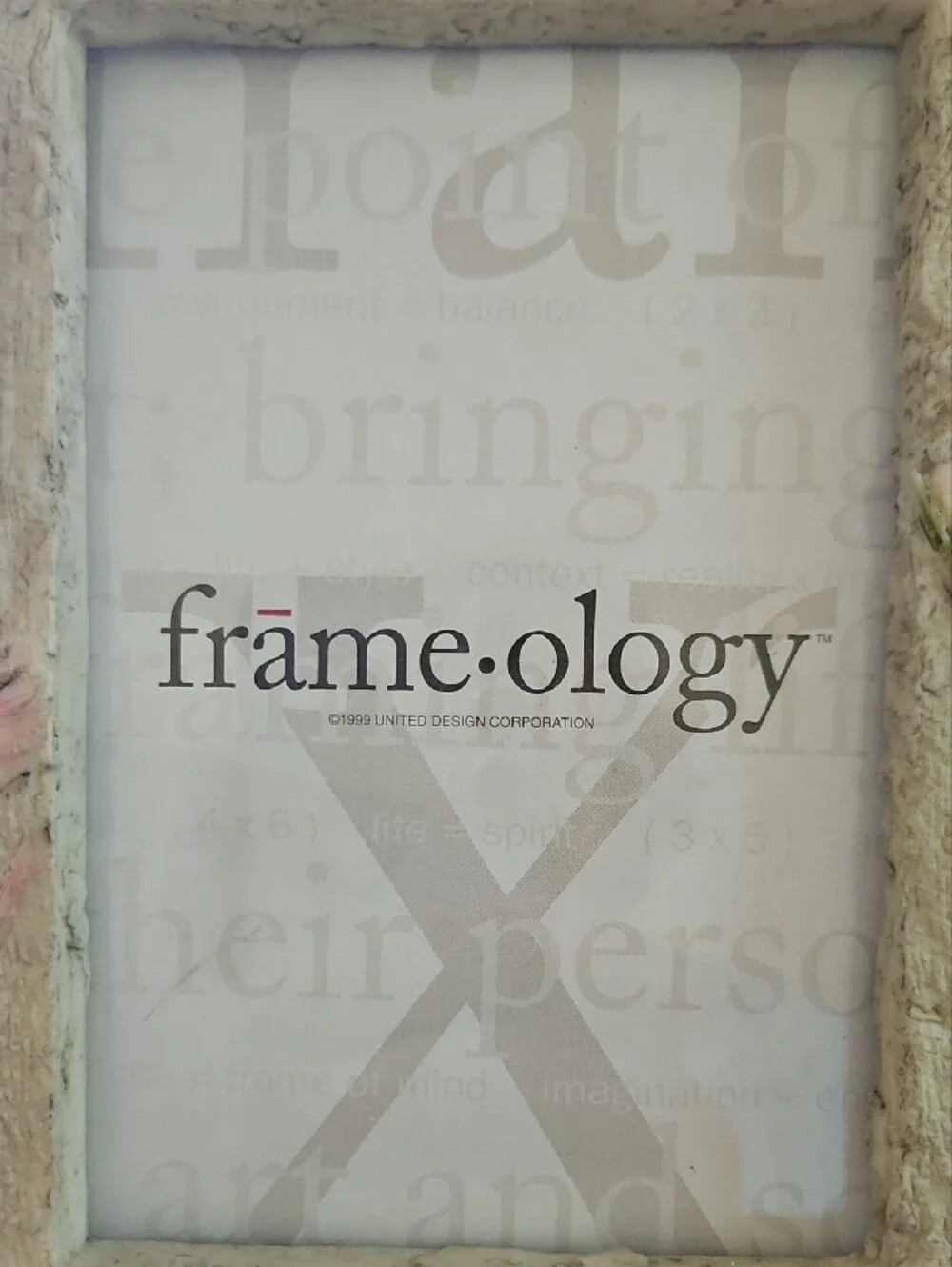 VTG Frame•ology Daisy in Paper Frame, Fits 4x6